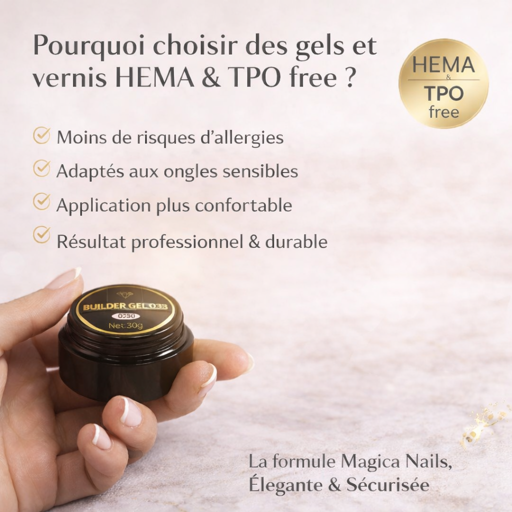 Pourquoi choisir des gels et vernis sans HEMA &amp; TPO ? Image